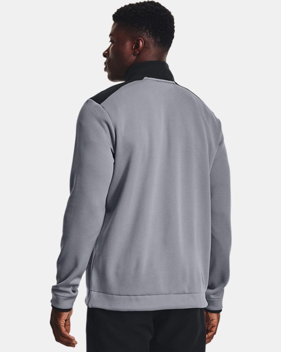 Maglia UA Storm SweaterFleece ½ Zip da uomo, Gray, pdpMainDesktop image number 1